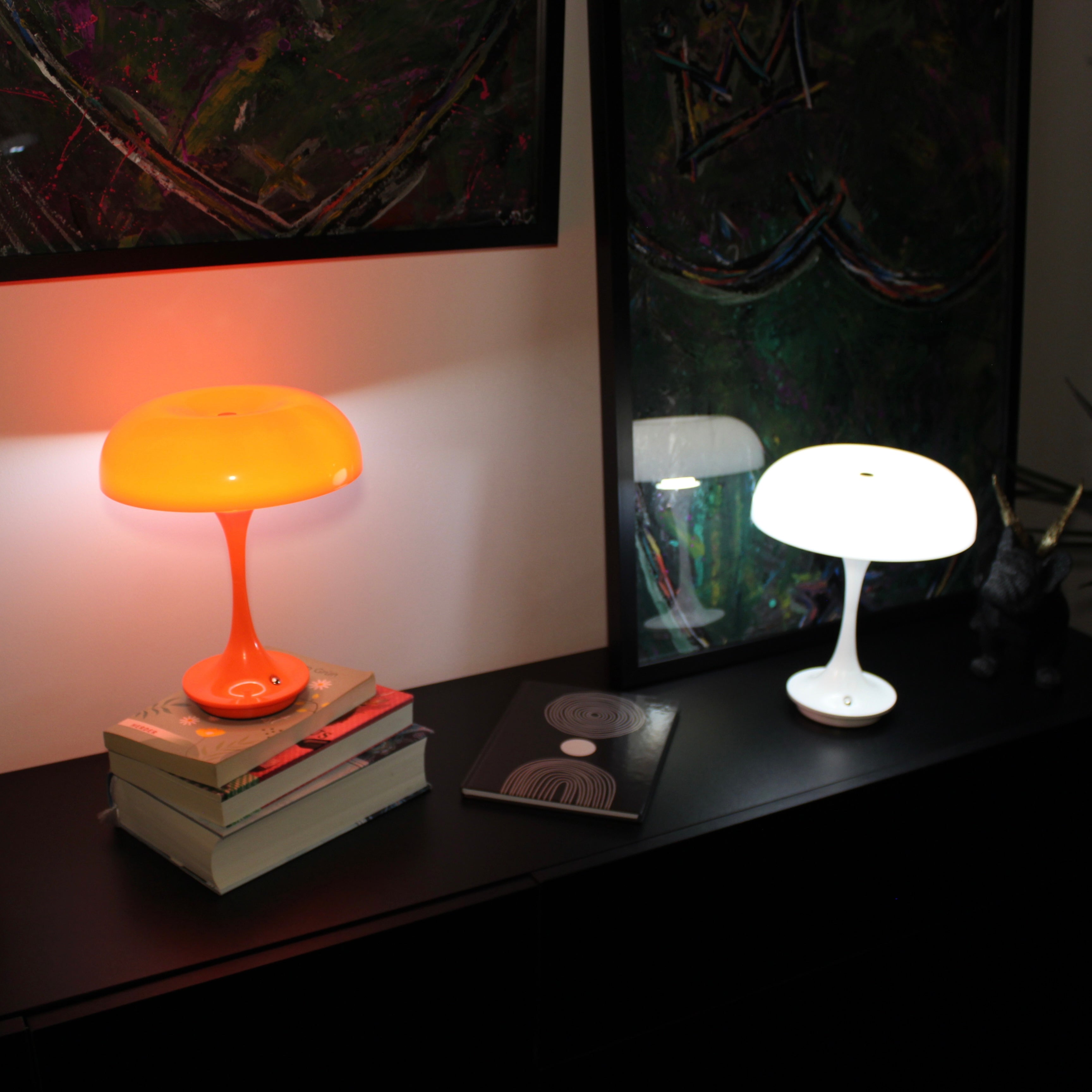 Retro Tischlampe "Orange"