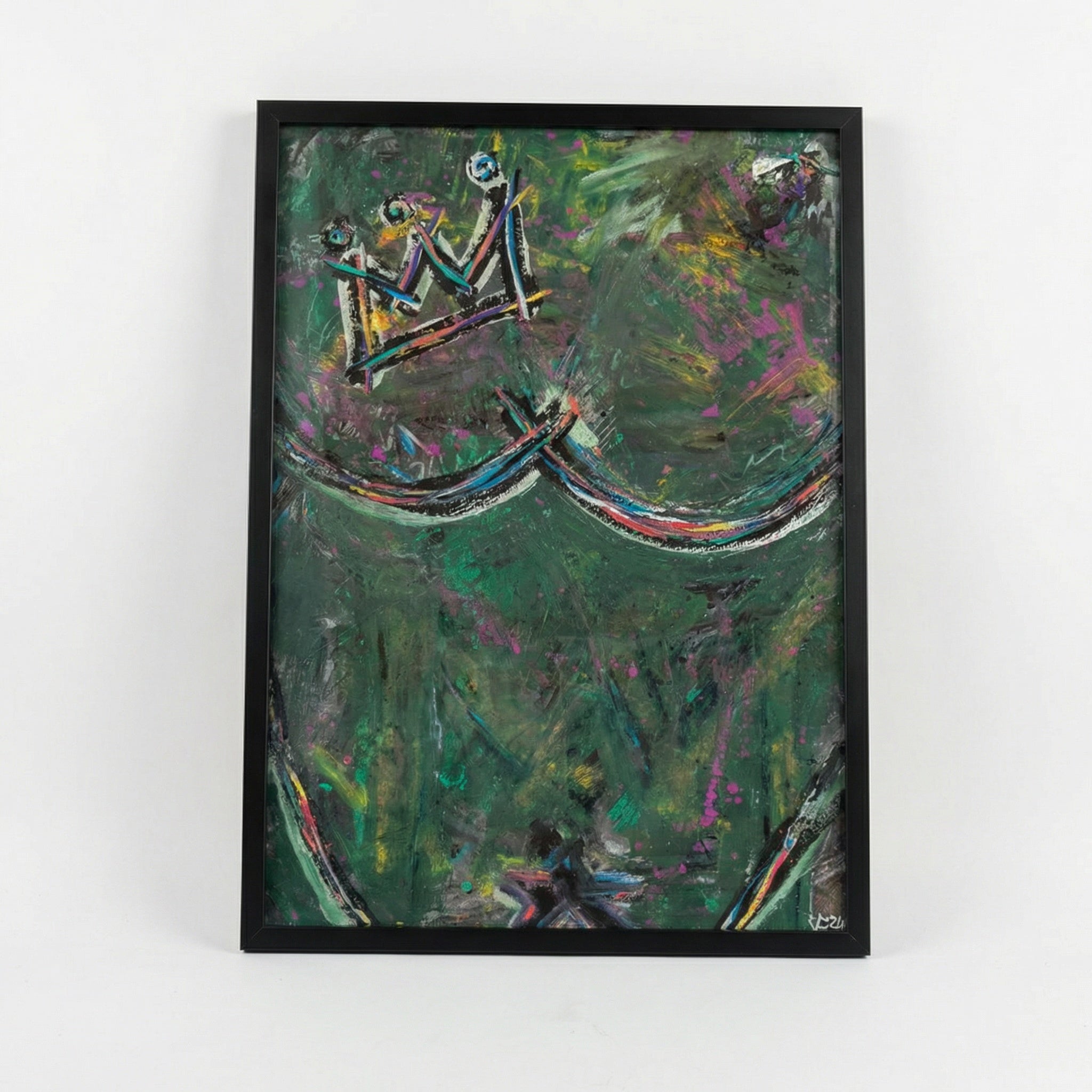 Exclusive Urban Masterpiece – Acryl & Spray auf Wandkunst - Crown Edition No. 1