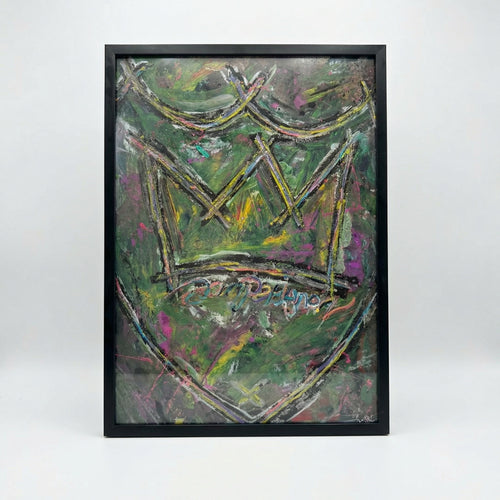 Exclusive Urban Masterpiece – Acryl & Spray auf Wandkunst - Crown Edition No. 2